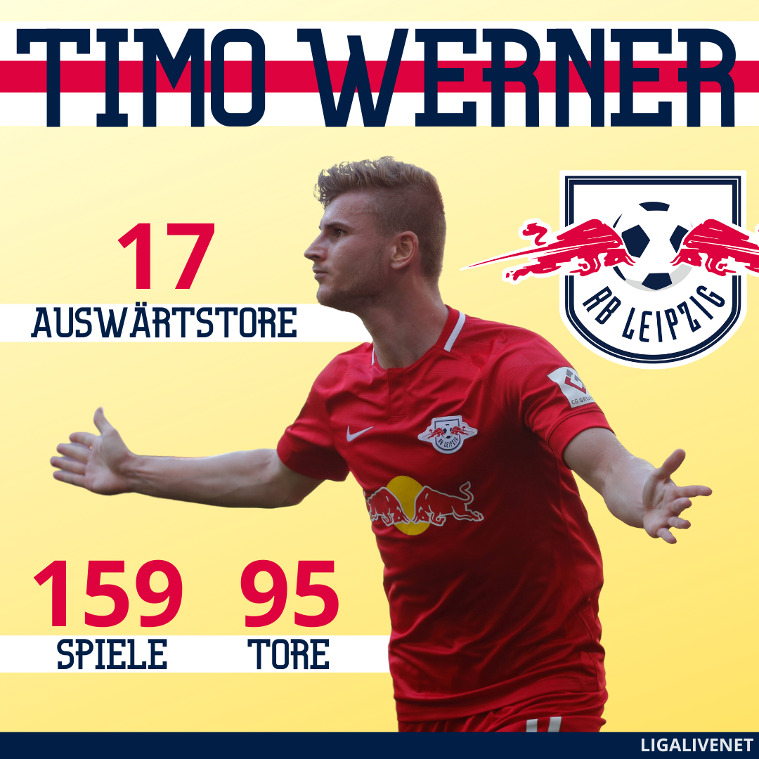 Timo Werner: Rekord zum Abschied beim RB Leipzig - LigaLIVE